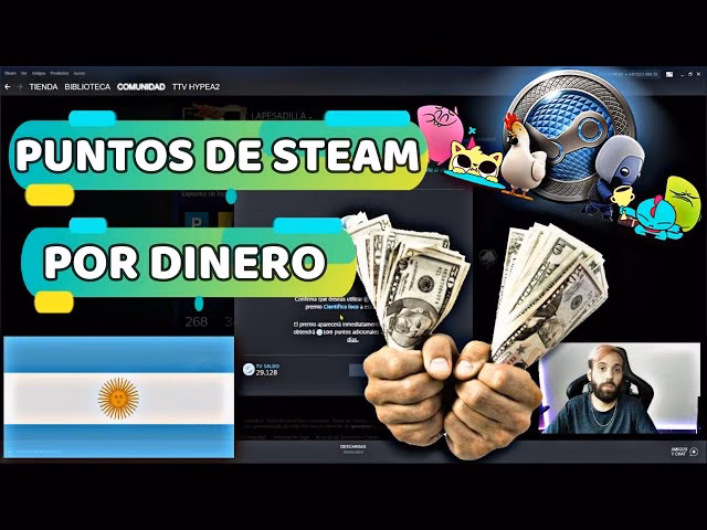 ¿Qué ofrece la tienda de puntos de Steam?