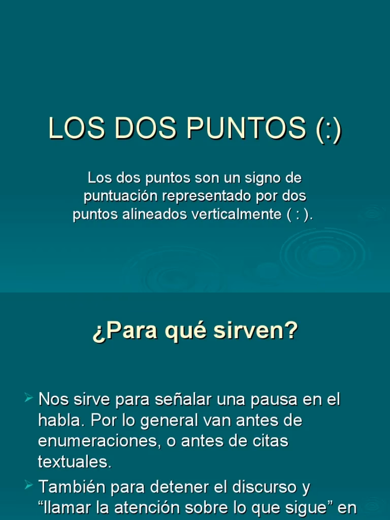 ¿Qué es el punto y para qué sirve?