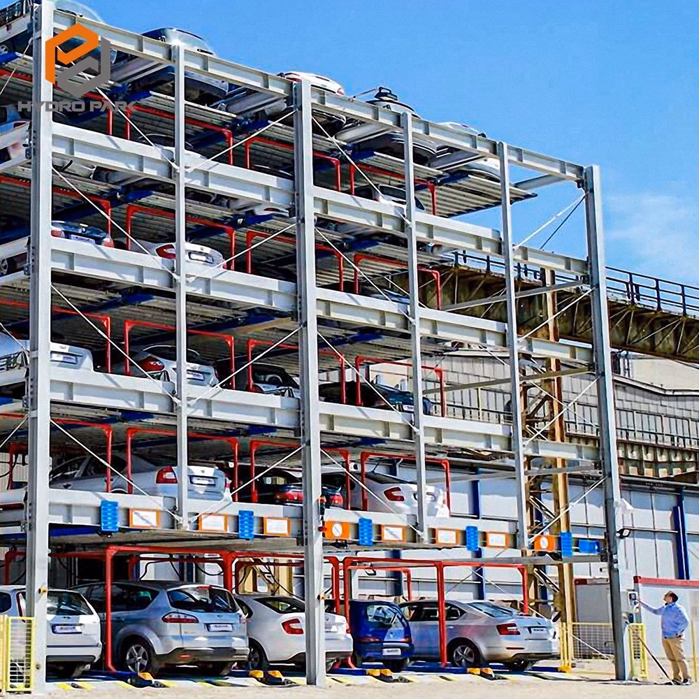 How does a multi-storey car park system work?