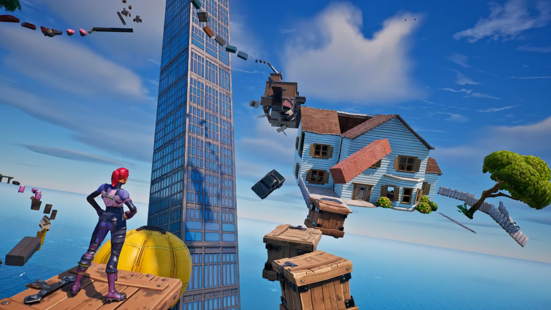 ¿Cómo crear un escenario de parkour en Fortnite?