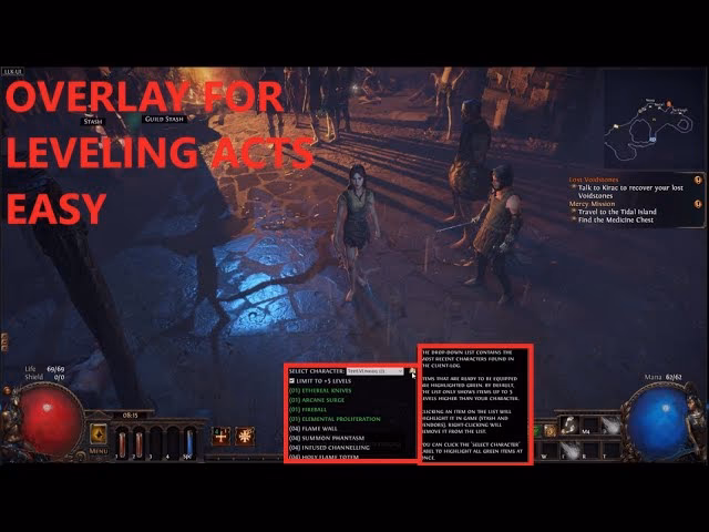 What is a quick reference leveling guide for path of exile?