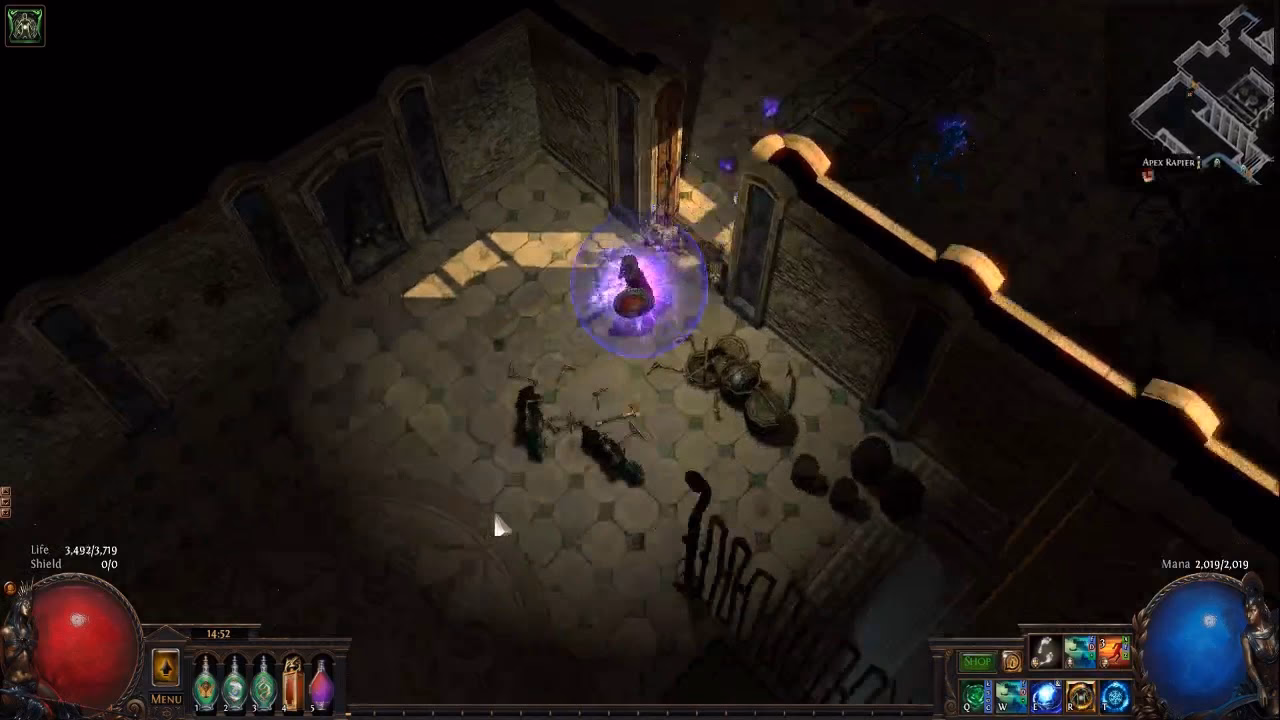 How do you solve the 8-switch puzzle in path of exile's Labyrinth?