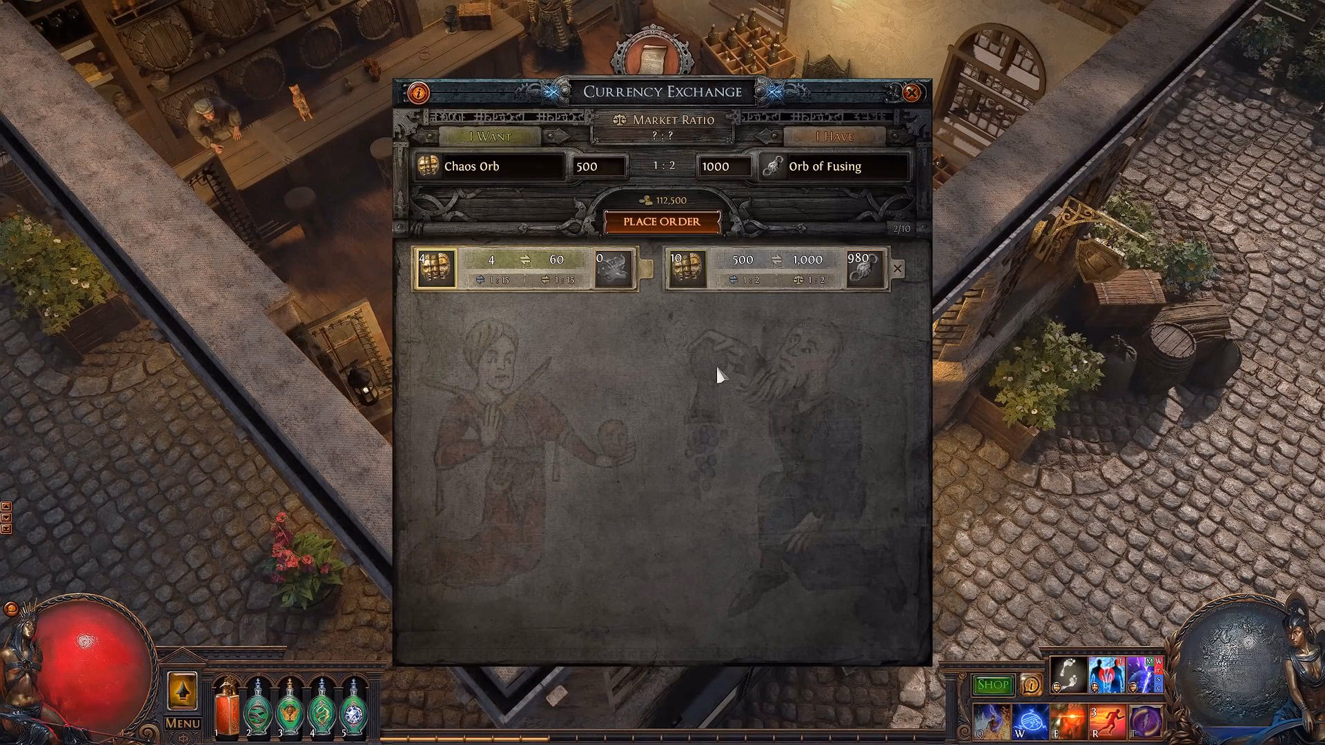 What is path of Exile trade market PC system?