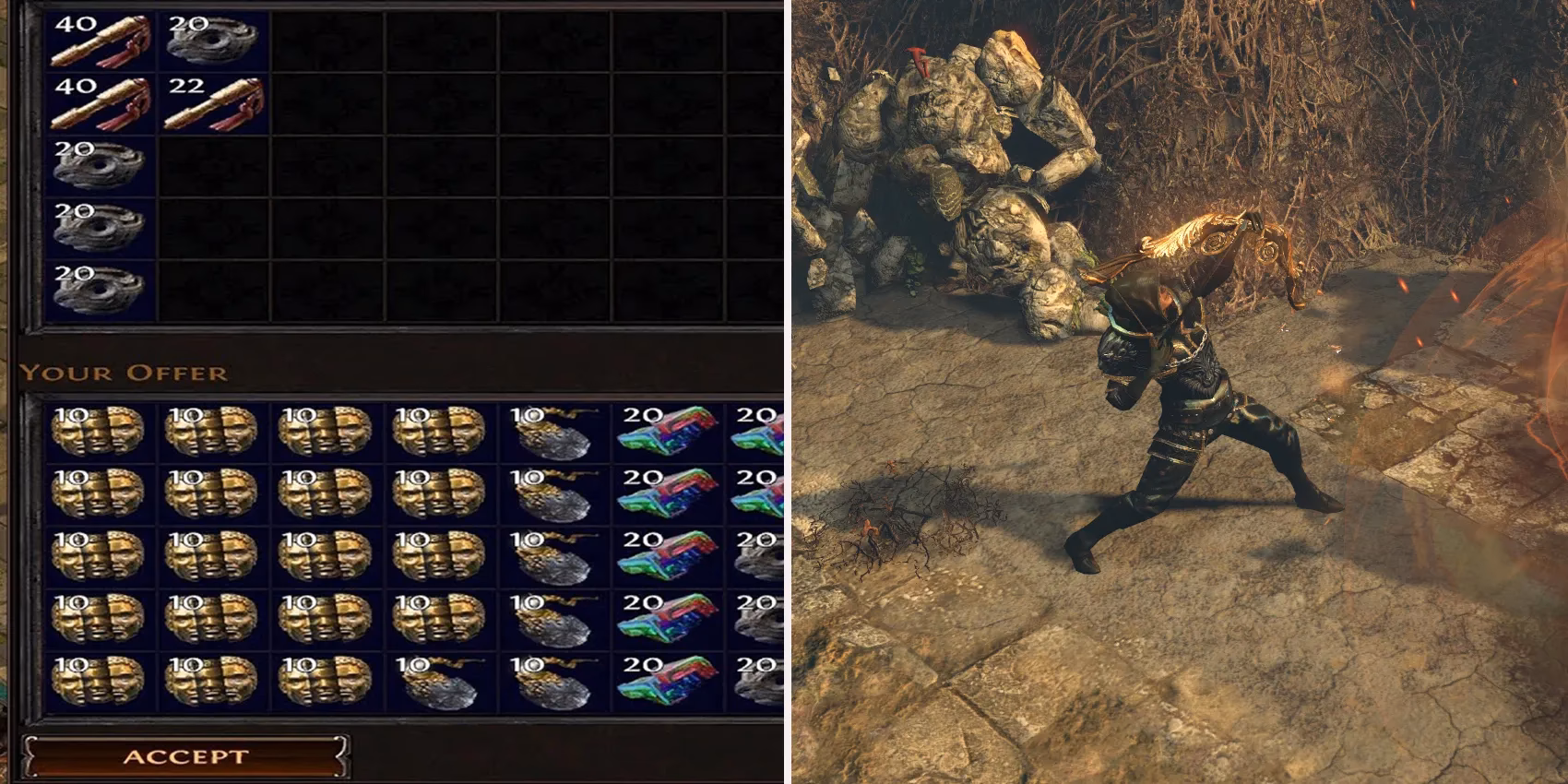 How do I sell a path of exile?