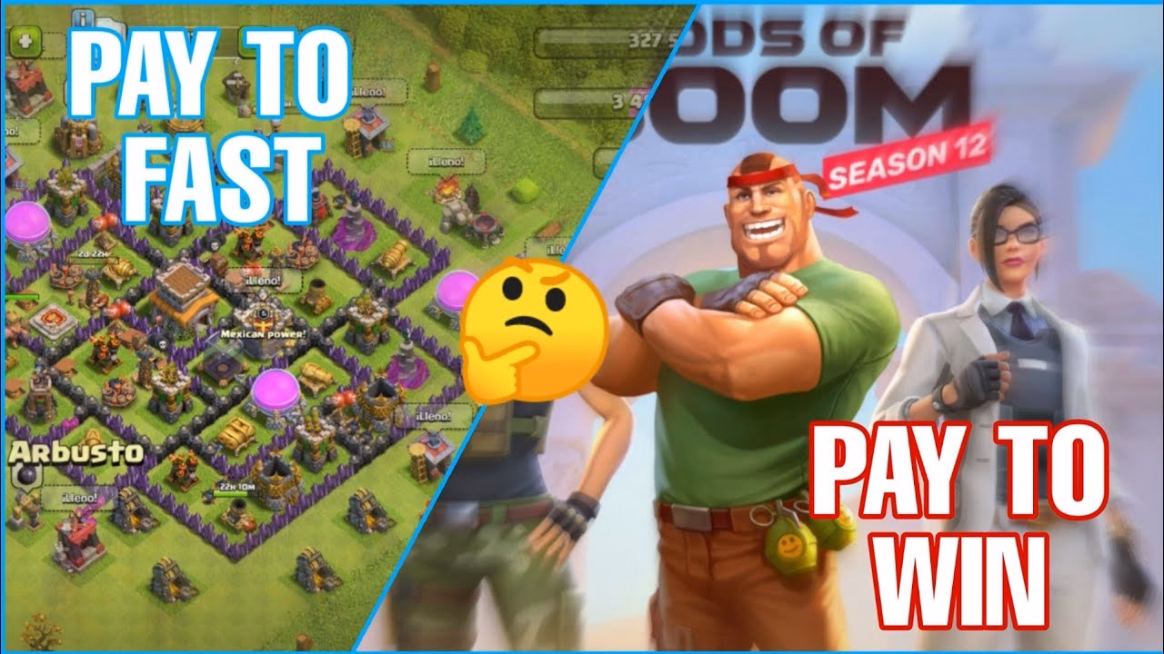 ¿Cuál es la diferencia entre pay to Win y Pay to Fast?