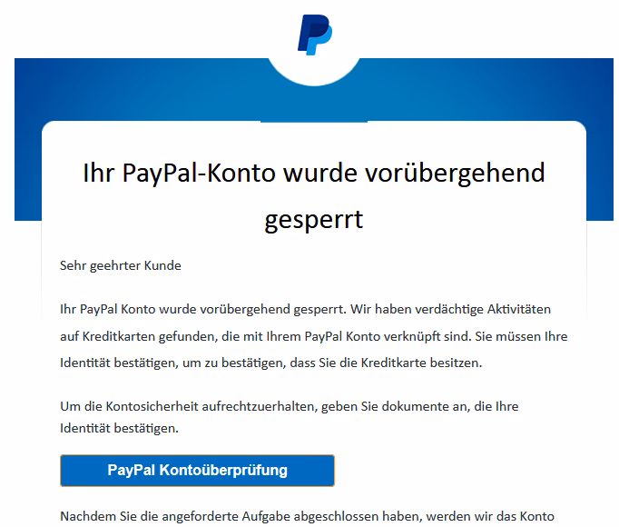 What happens if you've been blocked or suspended on PayPal?