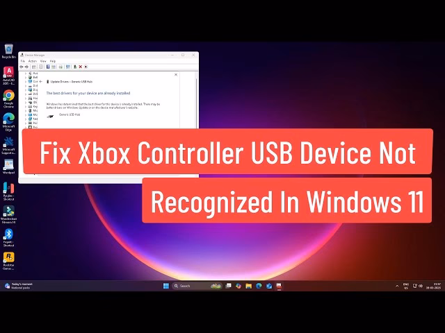 Why is my PC not recognizing my controller?