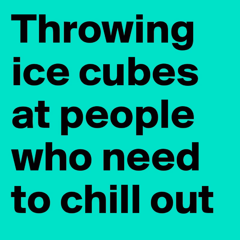 How to be chill while not accepting yourself?
