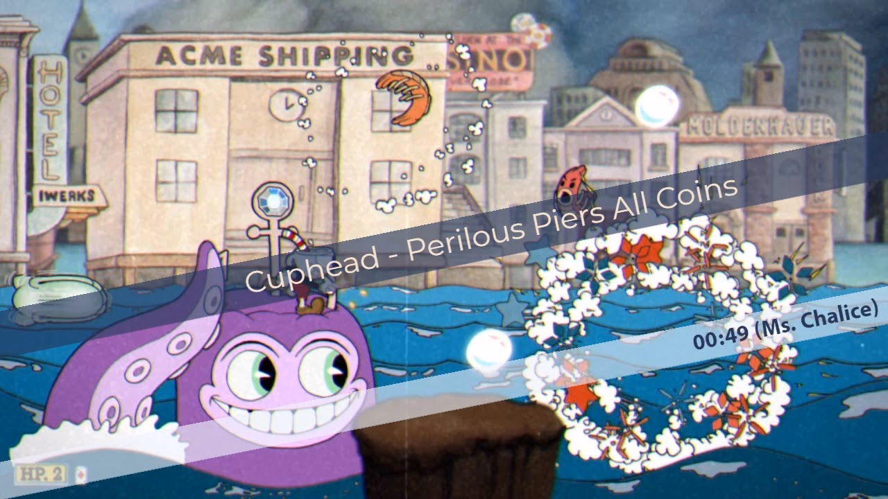 How many gold coins can you collect in Perilous Piers?