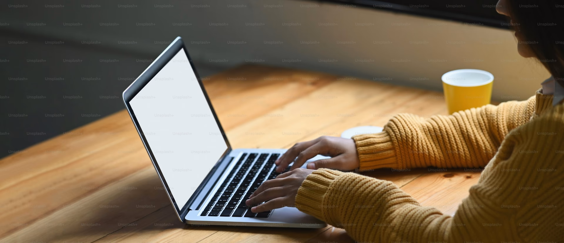 What is several people are typing?