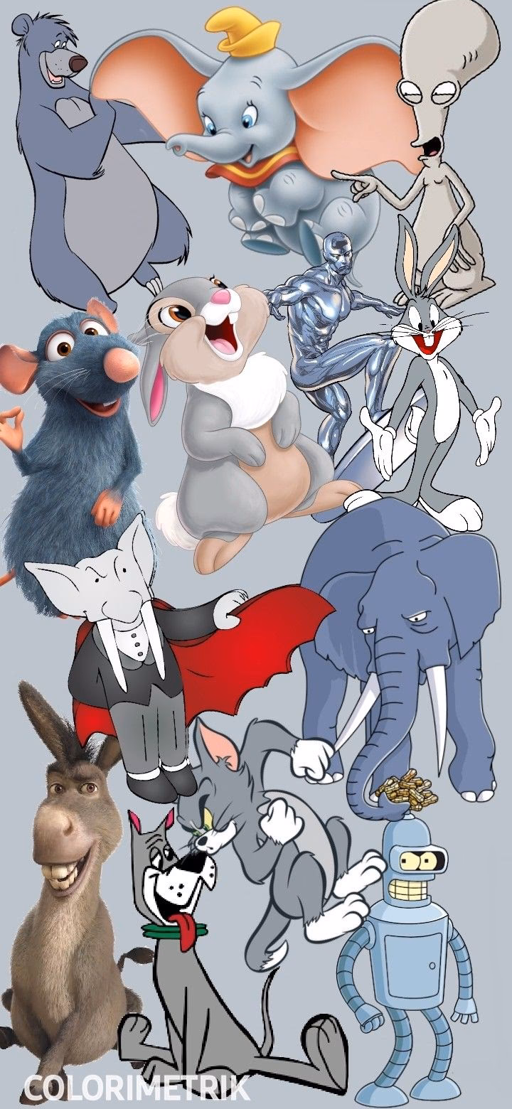 ¿Cuáles son los personajes grises?