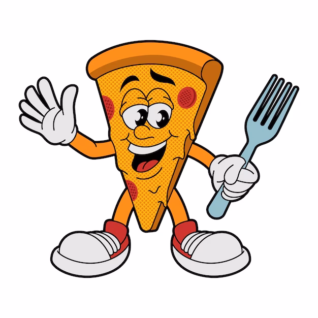 ¿Cuáles son los personajes que les gusta la pizza?