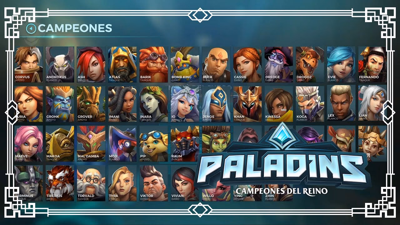 How many champions are there in Paladins?