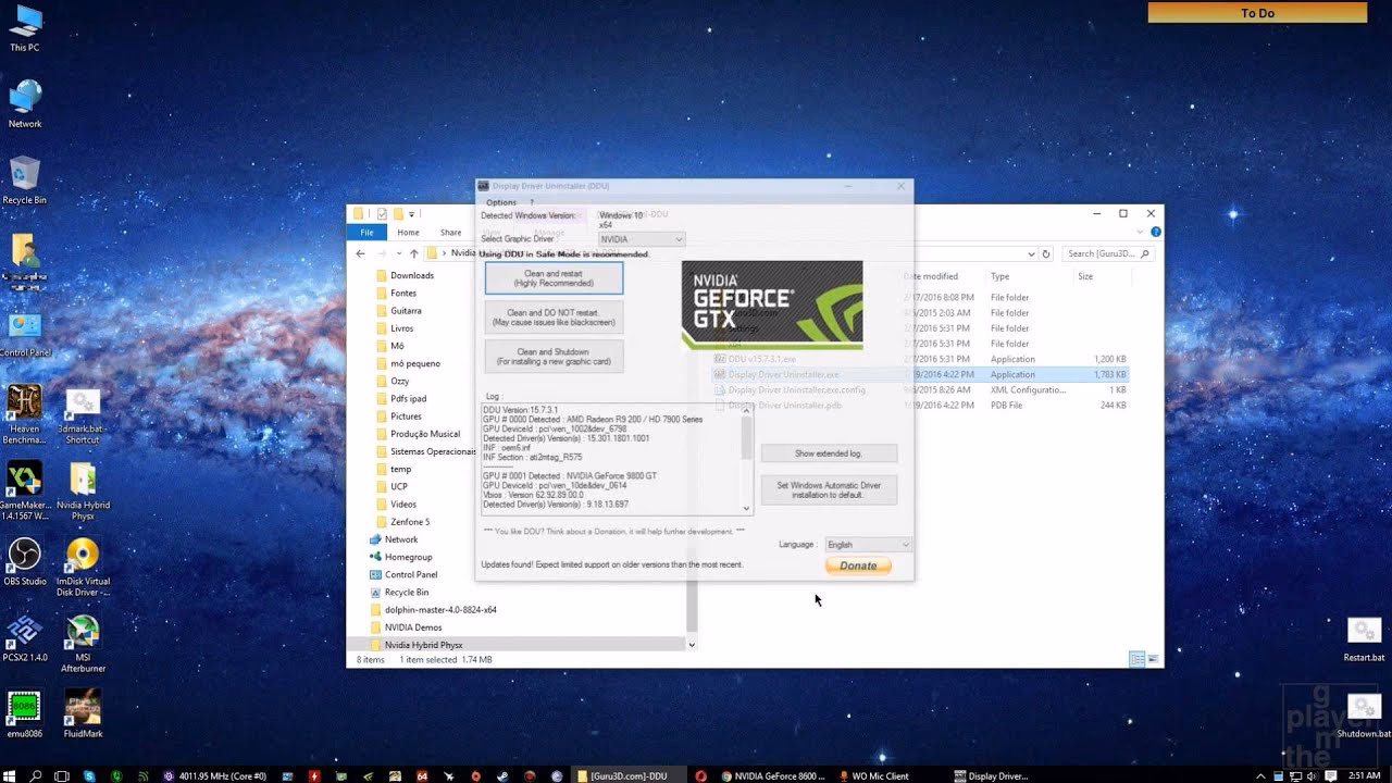 What is PhysX system software?