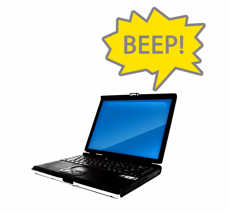 ¿Cómo evitar los pitidos en la PC?