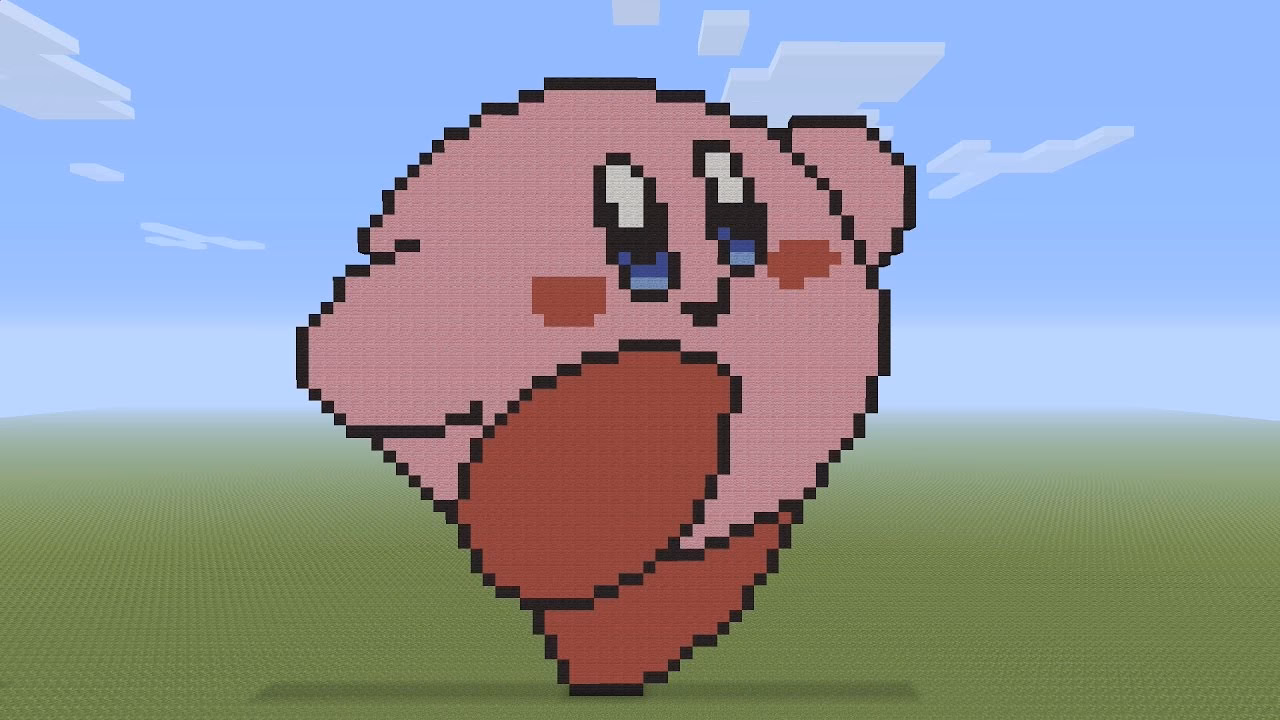 Where can I find a sleepy Kirby Perler bead pattern?