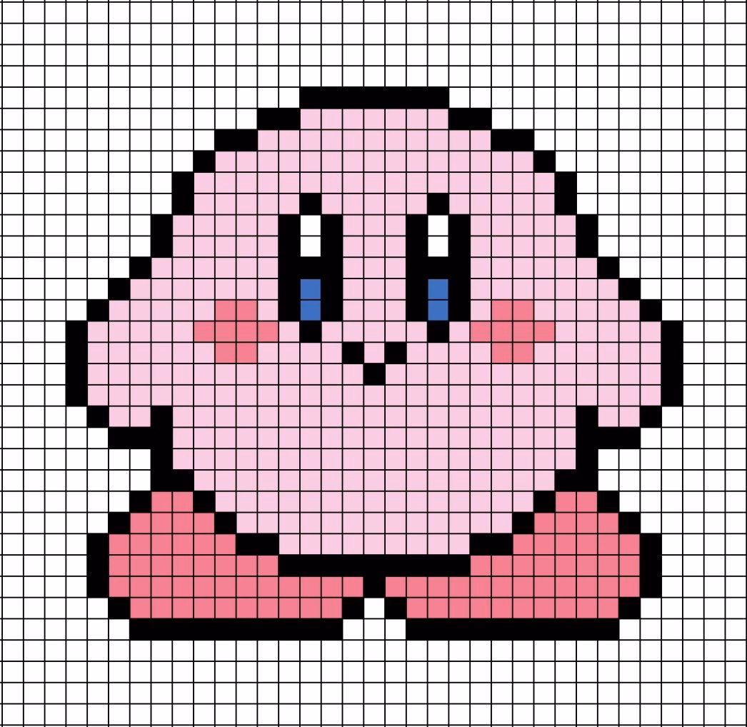 What is pink puffball pixel art?