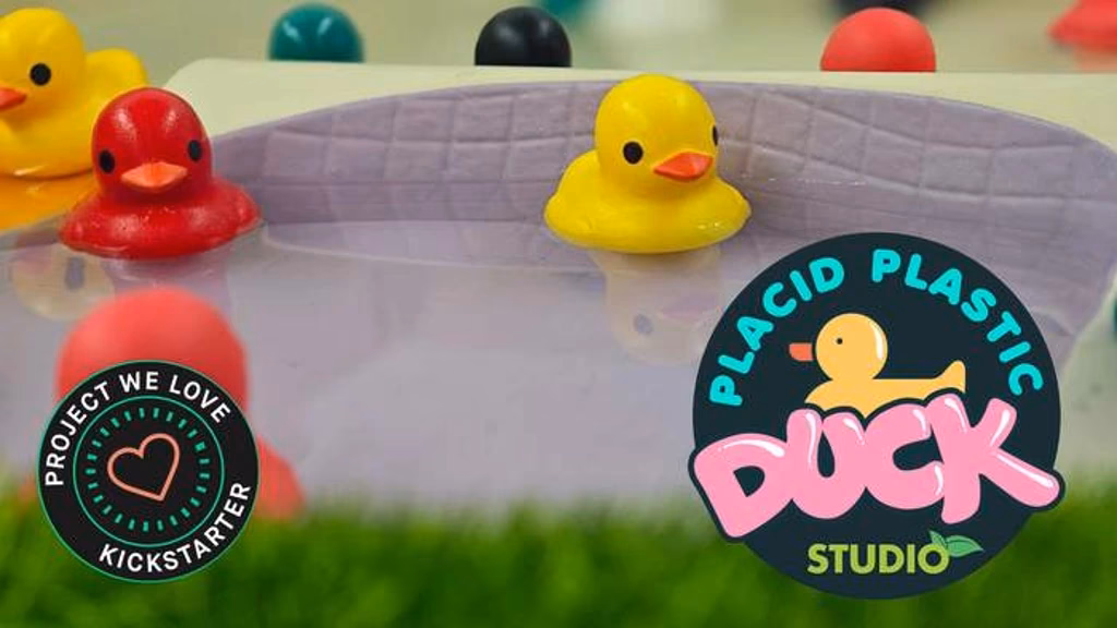 What is placid plastic duck?