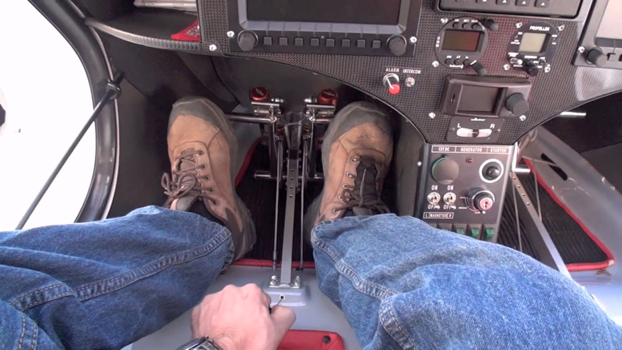 Why do airplanes have foot pedals?