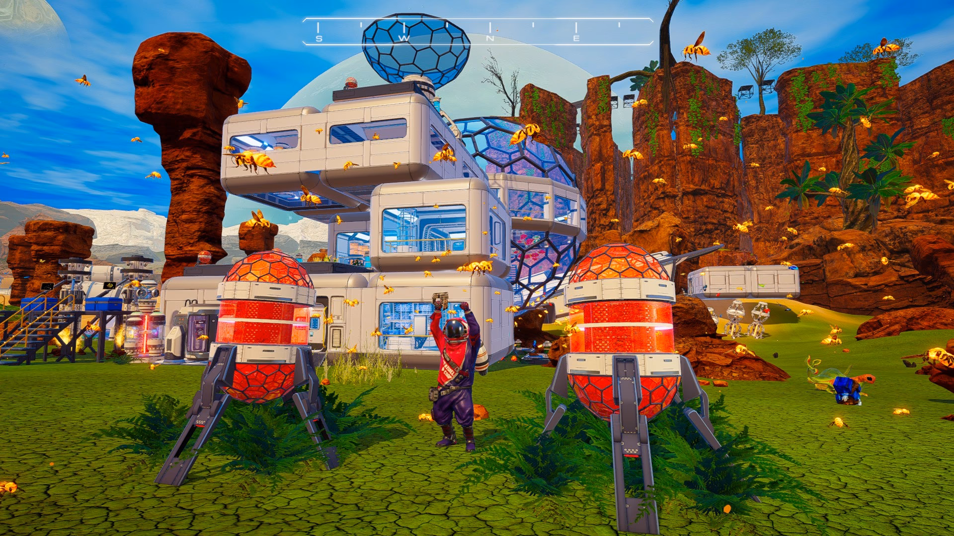 What are the worlds like in the planet Crafter?