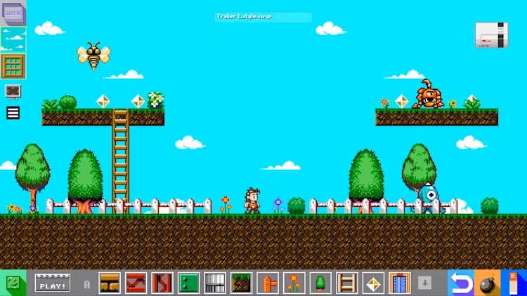 What is Super platform game maker?