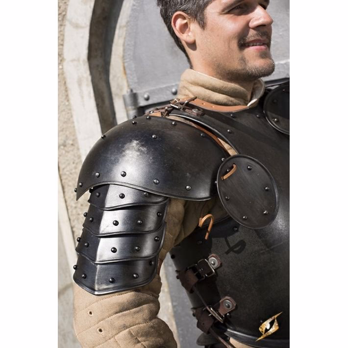 What is a hard armor shoulder plate?