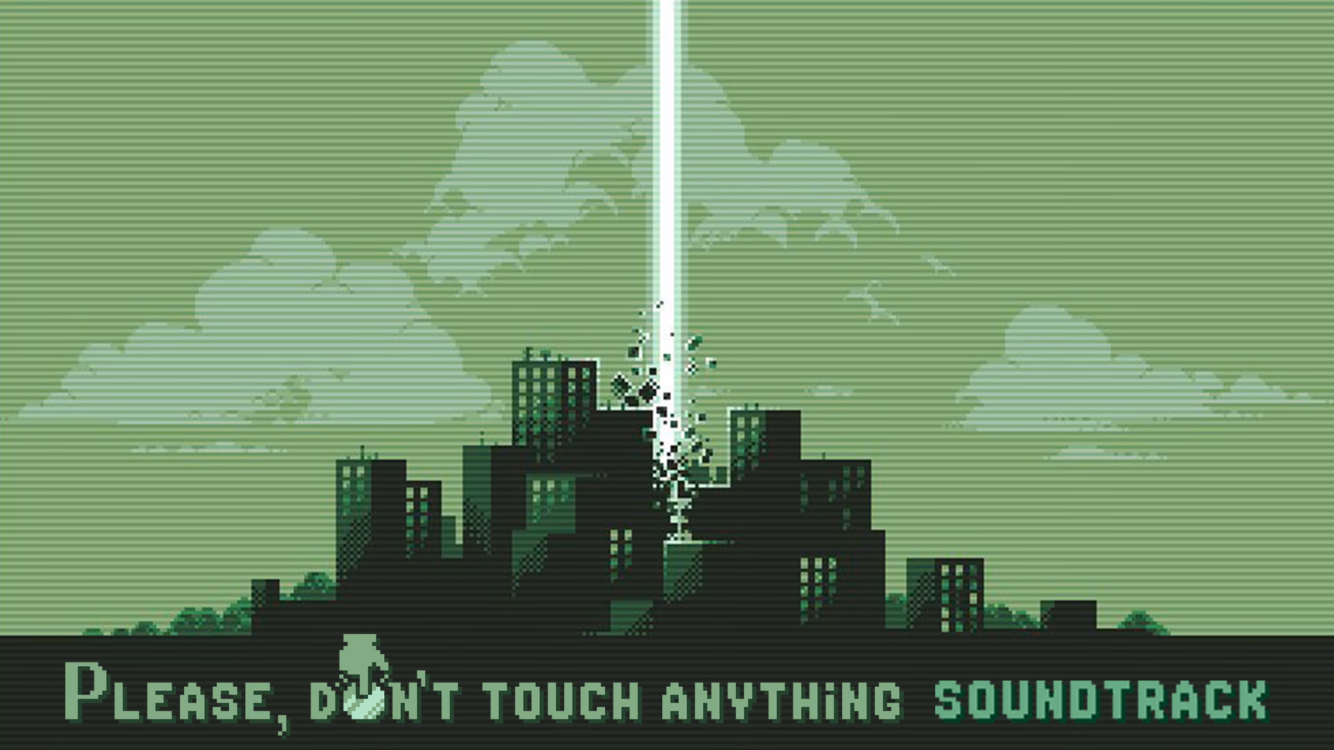 What is the soundtrack for Please Don't touch anything?