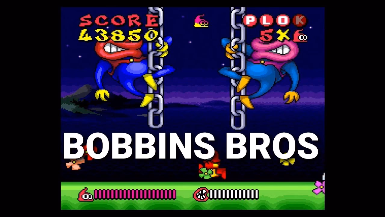 Who are the bobbins Bros in Plok?