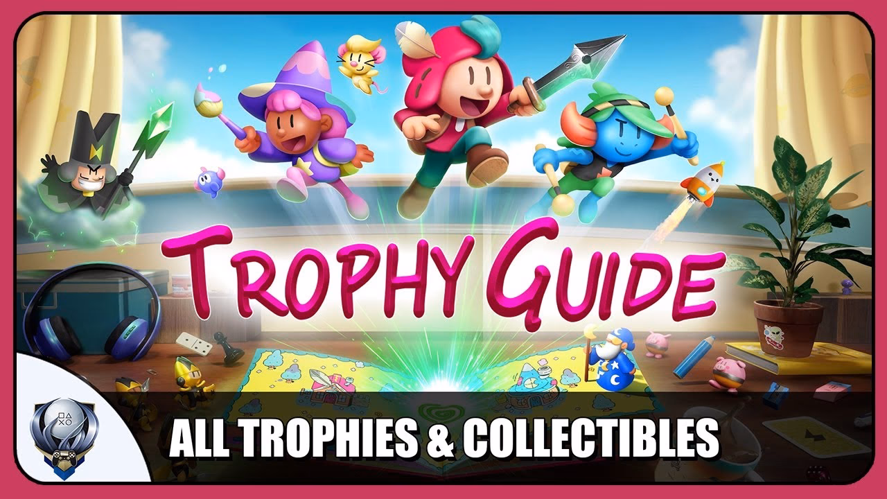 How do I get trophies in plucky Squire?