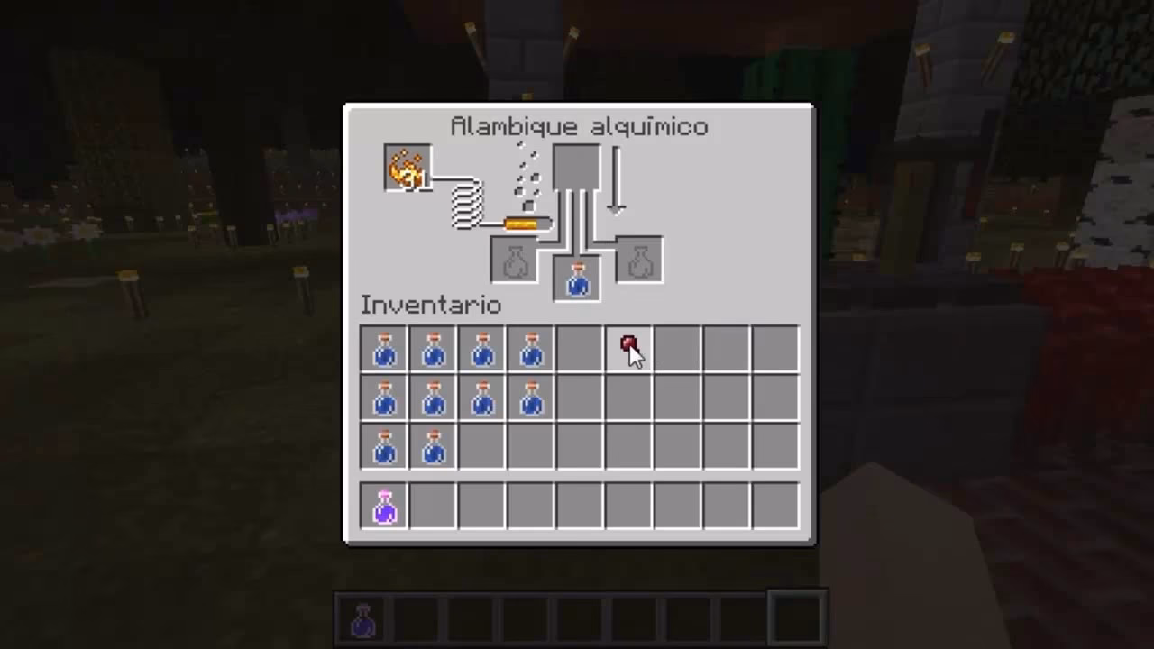 ¿Cuánto TIEMPO DURA la poción de veneno con polvo de Redstone?