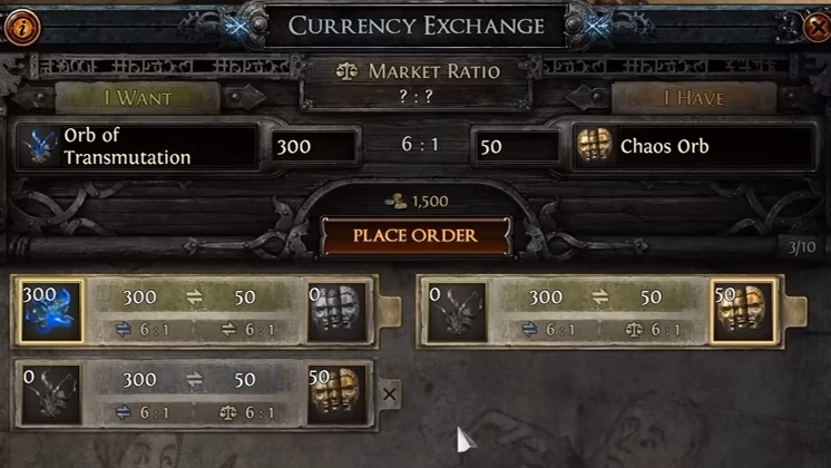 Where can I buy Poe currency & orbs?