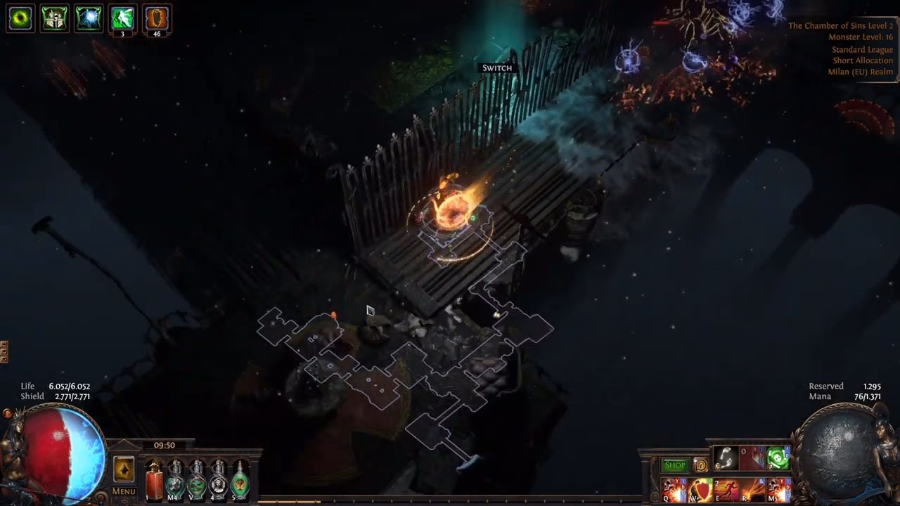 What is a labyrinth in Poe?