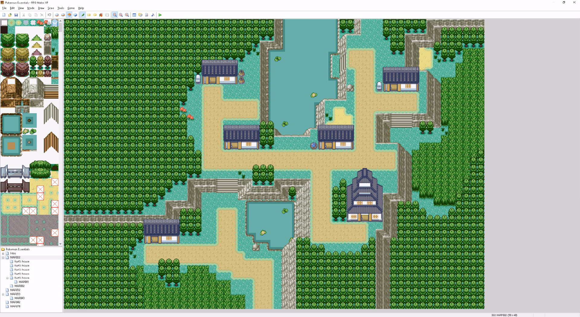 Can a tile set be used as a prop?