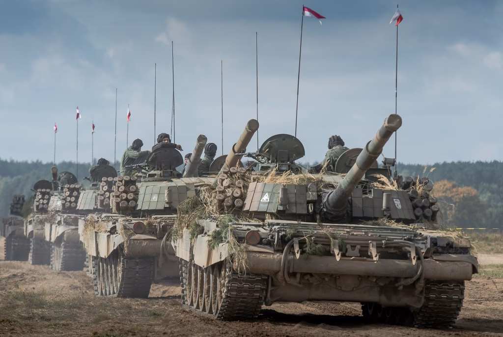 How many aircraft does the Polish Land Forces have?