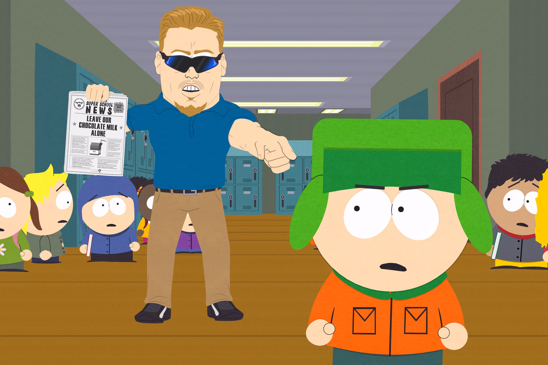 Does South Park discuss politics?