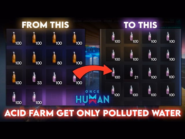 Why is polluted water important in once human?
