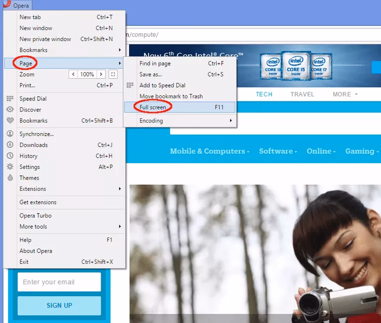 ¿Cómo desactivar la pantalla completa?