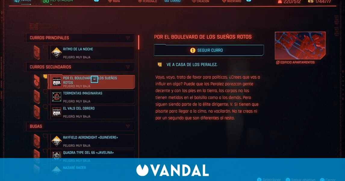 ¿Cómo se consiguen jugosas recompensas en Cyberpunk 2077?