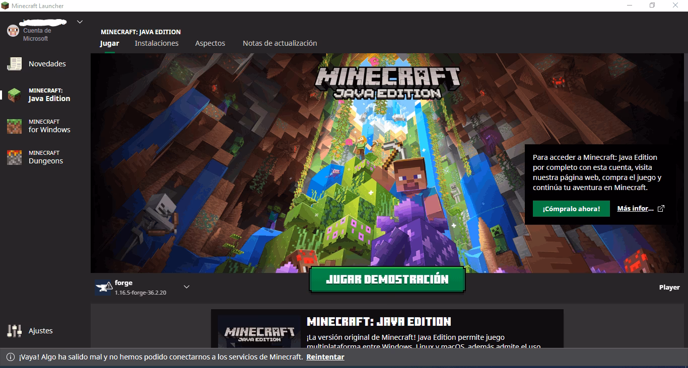 ¿Por qué no puedo abrir Minecraft en Mi PC?