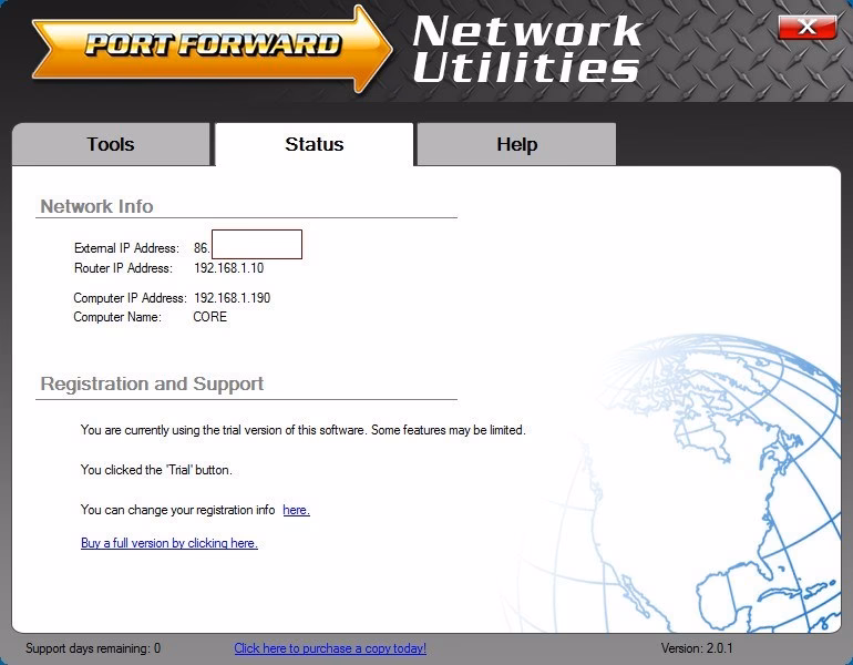 How do I set up a port forward on my Network?