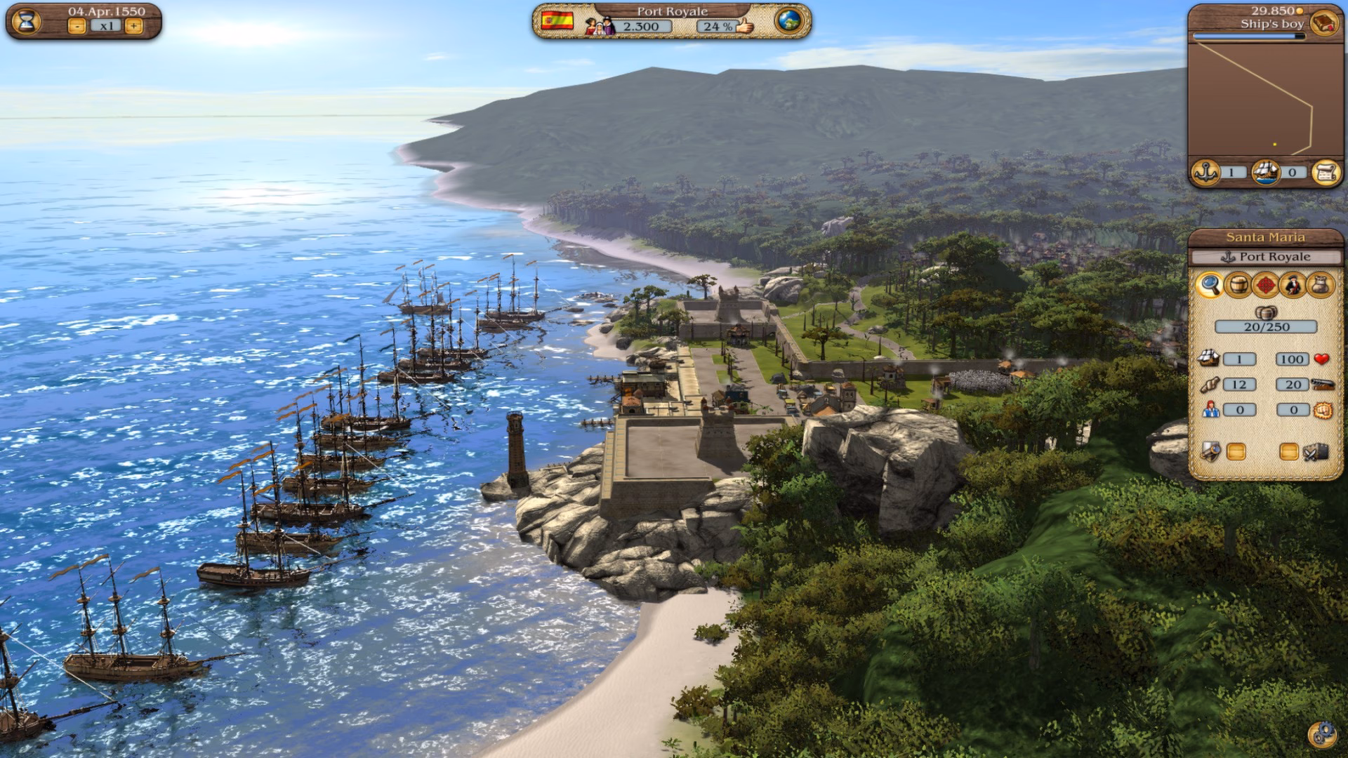 ¿Qué tipo de juego es Port Royale Gold Power and Pirates?