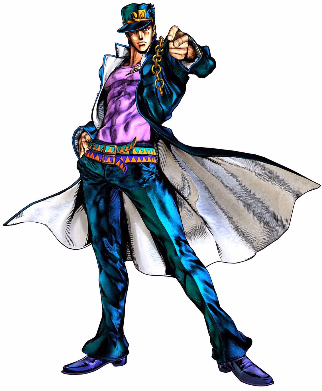 Which JoJo pose is the epitome of an evil face?