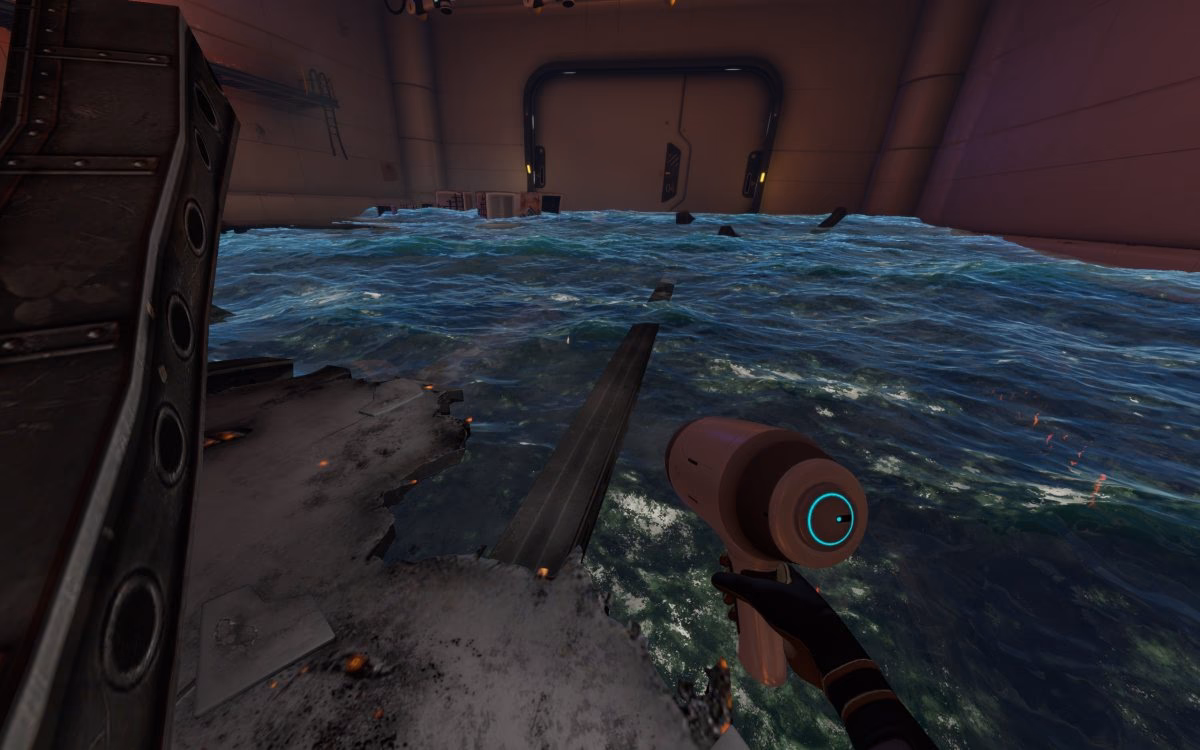 How do I open the prawn bay door?