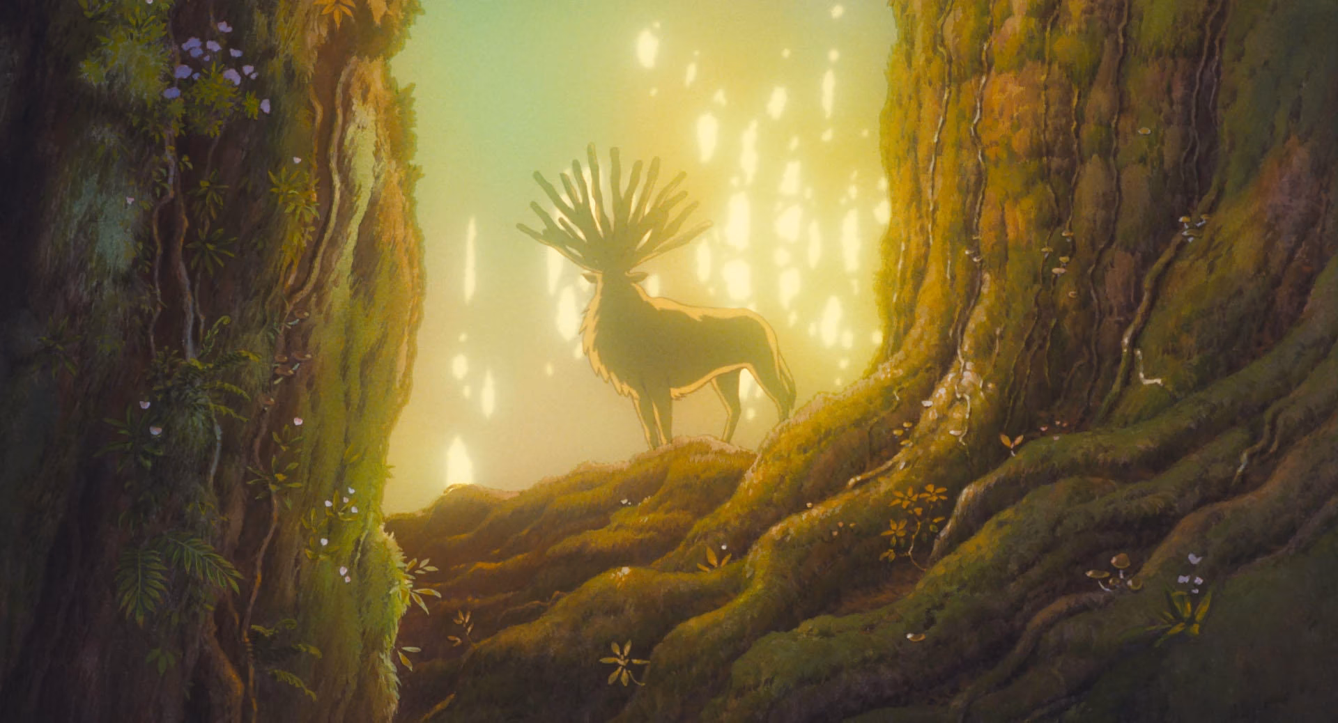 Why did Studio Ghibli use a forest in Princess Mononoke?