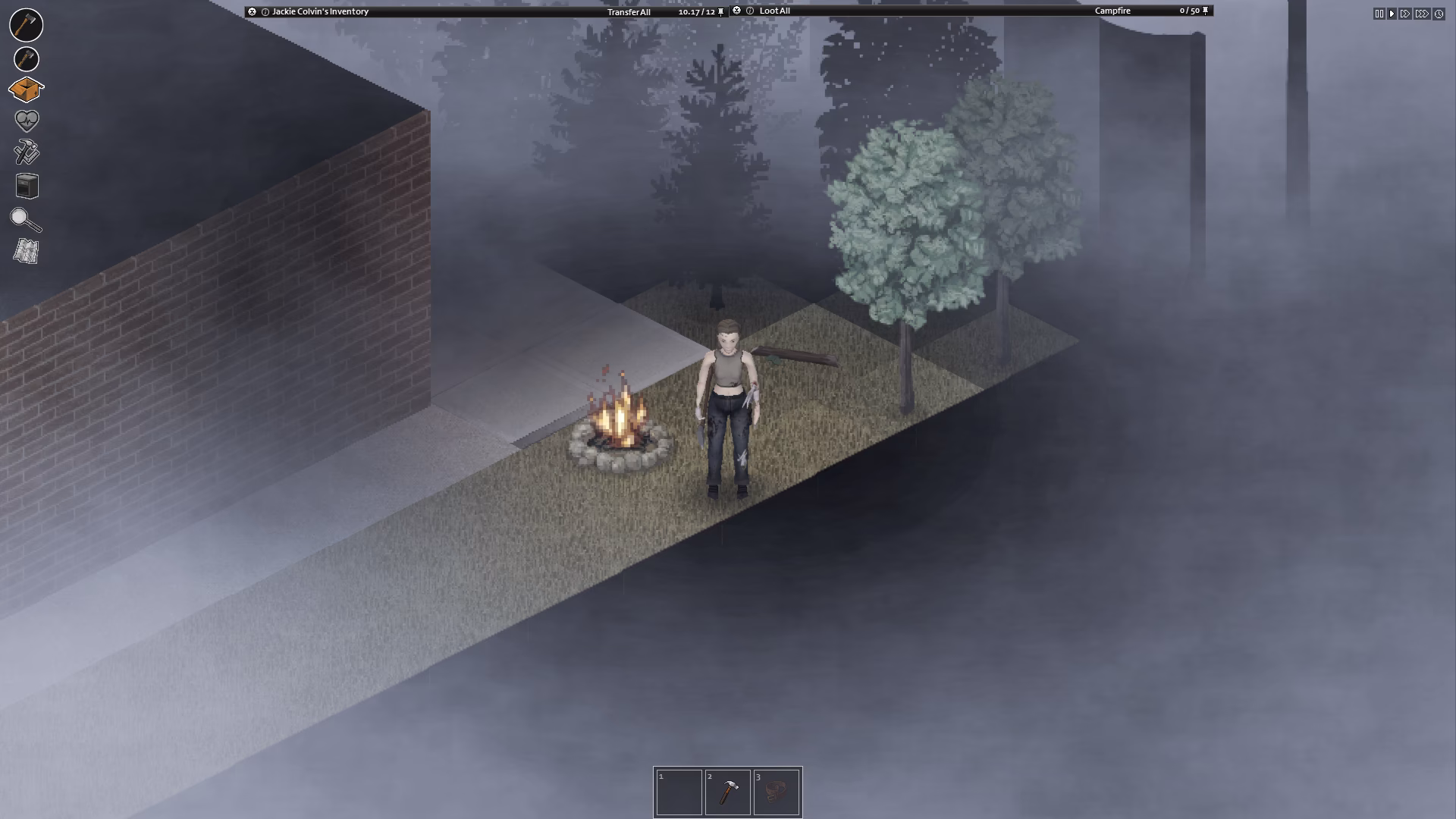 What to do if a Zomboid is caught on fire?