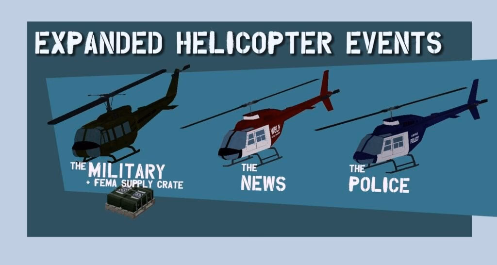 Does the helicopter attract zombies in Project Zomboid?
