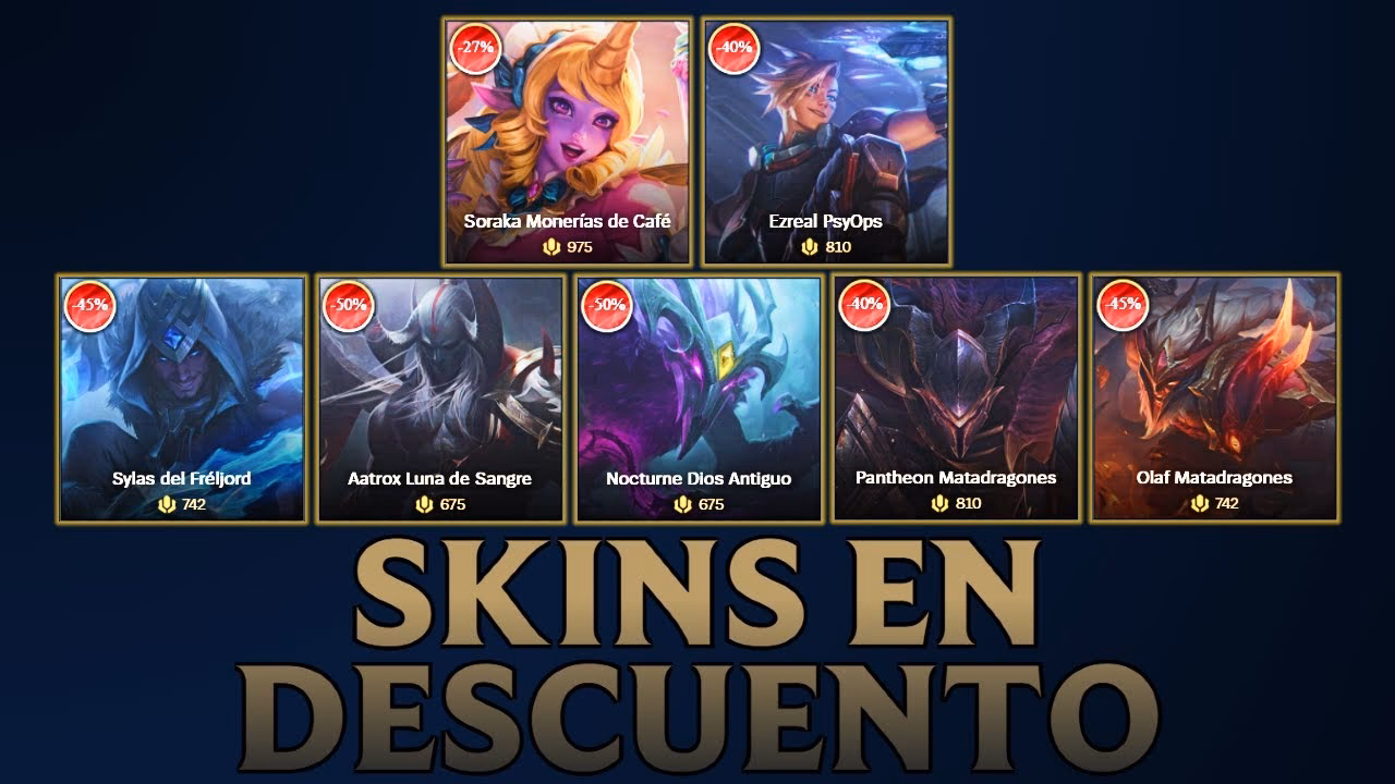 ¿Dónde puedo comprar Skins en LOL?