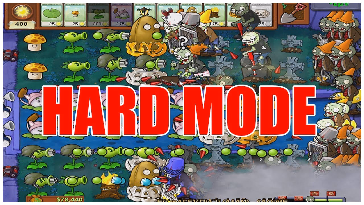 What is Plants vs Zombies hard+?
