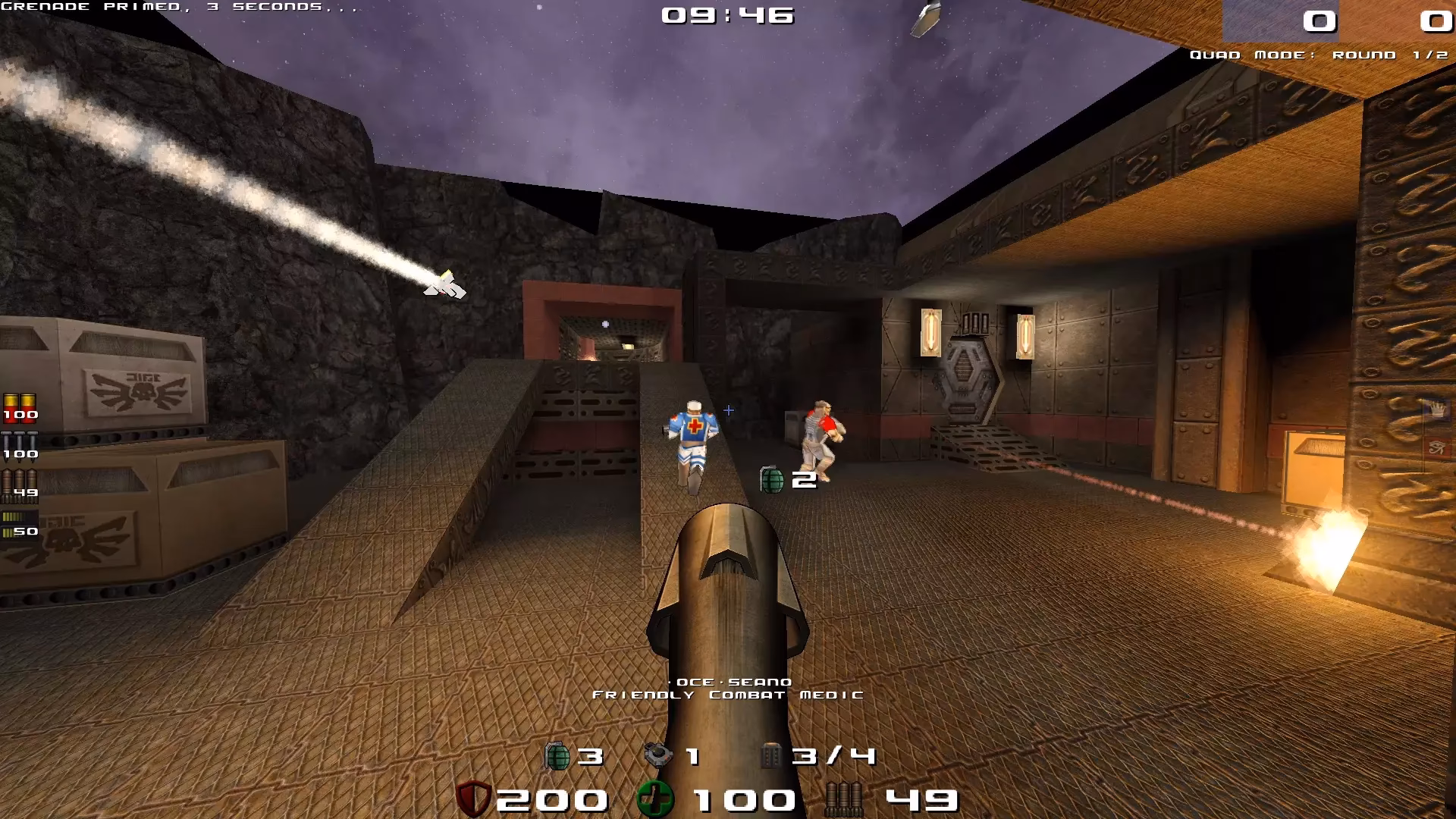 Does quake world have a Team Fortress mod?