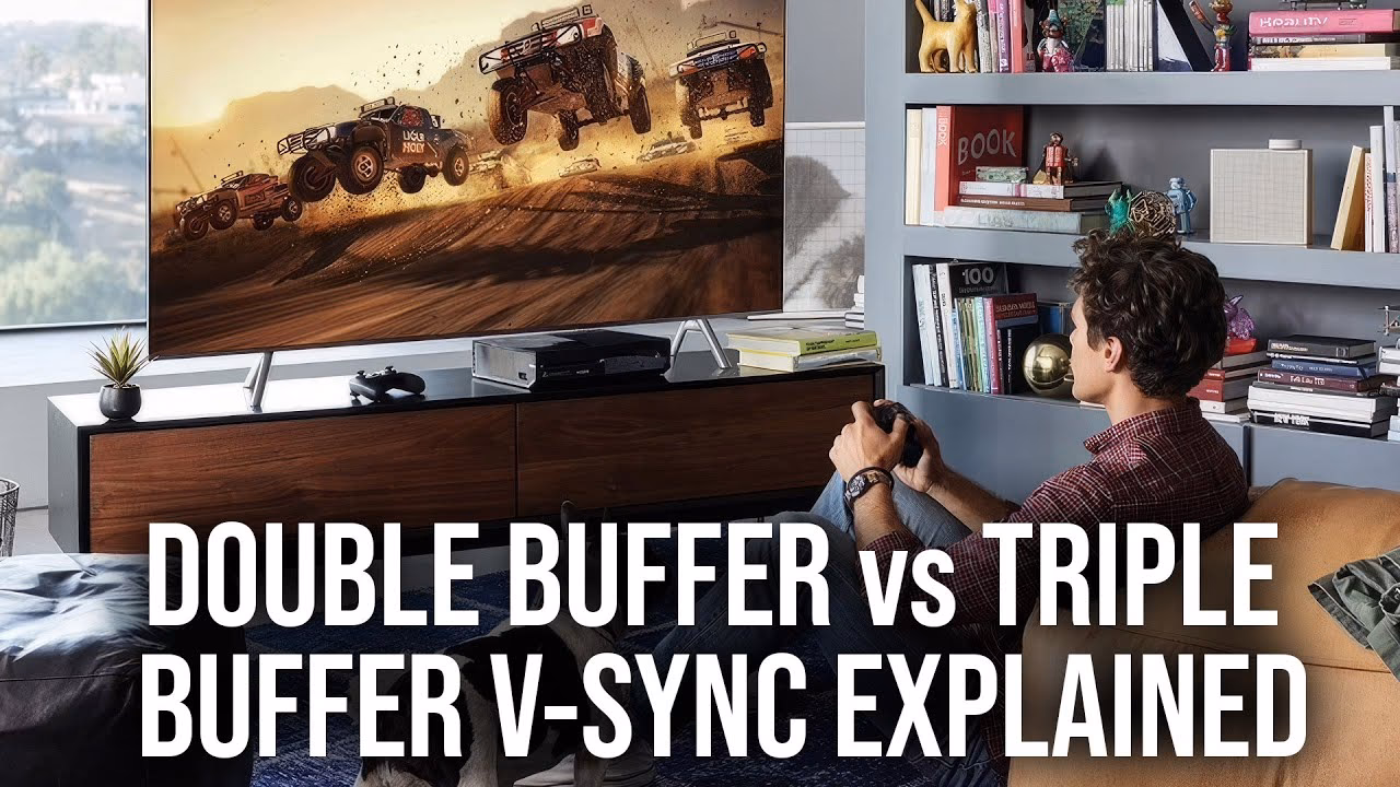 ¿Qué es mejor triple búfer o doble búfer?